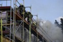 Dachstuhlbrand Koeln Poll Geislarerstr P396